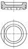034 76 00_поршень! d81x1.5x1.75x3 STD Audi 80  VW