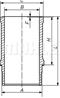 MAHLE 061LW00118001 Гильза Scania DC11/DC12