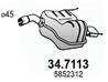 Глушитель asso 185-085 polmo 17.619