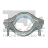 544-901f 254-701 !хомут глушителя saab 900 2.0i/2.3/2.5 93-98/9-3 2.0/2.2 98-03