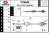 T39048_привод правый! 877mm Peugeot 306/405 1.8-2