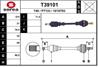 T39101 привод левый! 575mm citroen c15  peugeot 205 1.0-1.4 ma 87&gt