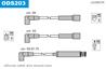 Jm-ods203_к-кт проводов! opel kadett e/vectra a 1