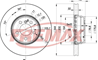 ДИСК ТОРМОЗНОЙ RANGE ROVER 4.43.0TD 02