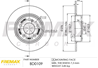 Диск тормозной задний Mercedes A-class (W176), B-class (W246), CLA (C117) 11->