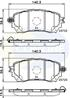 К-кт колодки пер maz 6 2.0/2.5/2.2d 12-