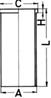 Гильза MB OM314 d97.0 рем. (A=101.0 C=104.0) KS Original