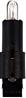 BAX 12V-1 2W (BAX 8d-5 5d) black