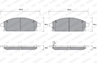 Колодки тормозные nissan xtrail (t30) дисковые (кт 4 шт.) ween