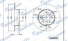 Диск тормозной HYUNDAI Sonata YF (16-) KIA Optima (16-) задний (1шт.) MANDO