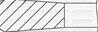 107,00 mm. Кольца поршневые ком-т 3,0x2,5x3,5