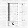 83,00 mm. Гильза K 86,54, L 153,5, H 0, D 86,005