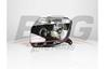 Фара передняя LH Renault Duster (черная) 4x4 с 10 г