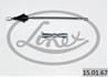 Трос стояночного тормоза ford: fiesta all mod. drum brake see focus-rear