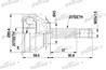 Шрус наружн к-кт fiat: 127 78-82  fiorino pick up
