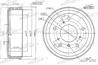 Барабан тормозной задн VW: LT 28 I автобус 75-96 