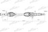 Полуось правая 25x930x53 3x22 FORD: FIESTA V 01- 
