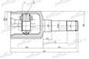 Шрус внутренний левый 27x35x34 opel antara 06-