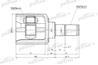 ШРУС внутренний 27x41x24 HYUNDAI IX35/TUCSON 10MY