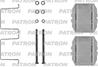 Комплект монтажный тормозных колодок дисковых citroen:bx (xb-_) 10.82-