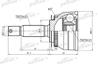 ШРУС наружный с кольцом ABS 25x50x25 ABS:44T HYUNDAI MATRIX I (FC) 1.5 CRDI [D4FA] 102 Л.С. ДИЗЕЛЬ ...