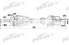 Полуось передняя правая 23x724x57.5x23 ABS: 44T RE