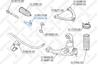 51-00220-SX_наконечник рулевой !правый Nissan Arm