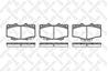 437 001b-sx колодки дисковые п. toyota land cruiser 4.0-4.2td 90 /4runner 2.4-3.0td 87-96