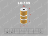 Lo-189 фильтр масляный mercedes-benz c180d-200d(w205) 14&gt / vito(w447)