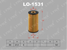 Lo-1531 фильтр масляный ssangyong korando(kj) 2.9d 97&gt / musso(fj) 2.9