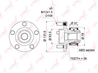 WH-1215 Ступица колеса | перед прав/лев | LYNXauto