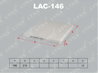 [lac146] lynxauto фильтр салона