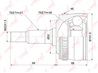 Co-5302a шрус наружный mercedes-benz vito(w638) 2.2d 96-03 lynxauto