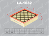 LA-1632 Фильтр воздушный FORD Focus II 2.5T 05] / Kuga 2.5 09] / Mondeo 2.5 07] / S-Max 2.5 06]  VO...