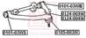 Сайлентблок маленький переднего верхнего рычага TOYOTA HIACE TRUCK LY101/LY151 1995-1996