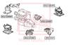 Подушка коробки скоростей передняя mt HONDA HONDA ACCORD CL# 2002-2008