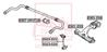 Втулка переднего стабилизатора d24.2 HONDA HONDA HR-V GH1/GH2/GH3/GH4 1998-2005