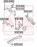 Сайлентблок заднего поперечного рычага SUZUKI SUZUKI GRAND VITARA/ESCUDO JB416/JB420/JB627 2006-