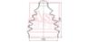 Пыльник шрус (комплект без смазки) o b (28.5x99.4x120)(touareg 7l0 2002-) asva