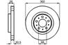 0 986 478 454_диск тормозной передний! Volvo C70/S70/V70 2.0-2.5/TDi 97-05