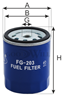 FG 203 Топливные фильтры ф-р топл.