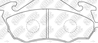 Колодки тормозные дисковые PN7251