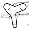 CONTI PASEK ROZRZ№DU 211Z TOYOTA CAMRY 3.0 24V 96-01