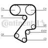 Ct859_ремень грм! 177z toyota carina ed/celica/rav-4 2.0 3s-ge 93-98
