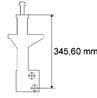 Амортизатор передний (левый,правый) 230315 от производителя SACHS
