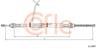 Трос стояночного тормоза FORD: TRANSIT FWD CAB LH 1648/1355 mm
