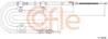 Трос стояночного тормоза правый KIA SPECTRA (2001>)/ SHUMA 0K2A144420E отличаются кронштейнами, кроншт. переставляются
