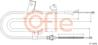Трос стояночного тормоза TOYOTA: YARIS (F) LH 02- 1580/1380 mm
