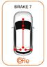 Трос стояночного тормоза передн TOYOTA PREVIA 01-09
