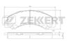 Колодки торм. диск. перед. Isuzu Elf  02-  Mazda T